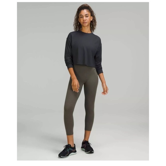 Lululemon Wunder Train HR Crop 23" *Pockets COBN 12 - Picture 1 of 5
